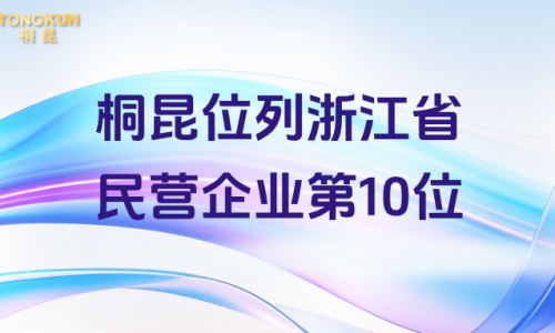 桐昆位列浙江省民營企業200強第10位！